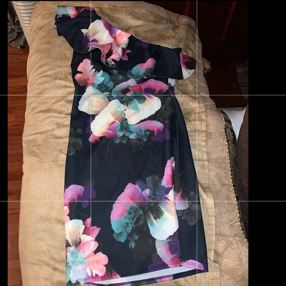 Off the shoulder floral dress